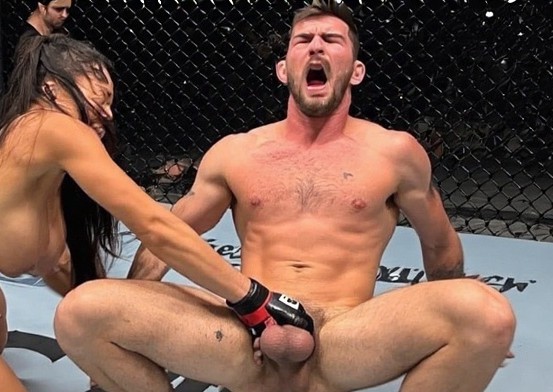 She beat him in a fight, then broke his balls